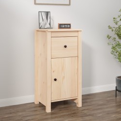 vidaXL Aparador de madera maciza de pino 40x35x80 cm