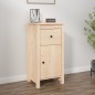 vidaXL Aparador de madera maciza de pino 40x35x80 cm