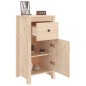 vidaXL Aparador de madera maciza de pino 40x35x80 cm