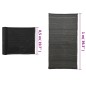 vidaXL Red de privacidad HDPE negro 1x50 m 150 g/m² vidaXL Red de privacidad HDPE negro 1x50 m 150 g/m²