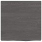 vidaXL Encimera de baño madera maciza tratada gris oscuro 40x40x2 cm vidaXL Encimera de baño madera maciza tratada gris oscuro 40x40x2 cm