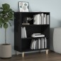 vidaXL Aparador de madera contrachapada negro 69,5x32,5x90 cm vidaXL Aparador de madera contrachapada negro 69,5x32,5x90 cm