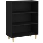 vidaXL Aparador de madera contrachapada negro 69,5x32,5x90 cm vidaXL Aparador de madera contrachapada negro 69,5x32,5x90 cm