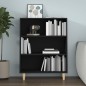 vidaXL Aparador de madera contrachapada negro 69,5x32,5x90 cm vidaXL Aparador de madera contrachapada negro 69,5x32,5x90 cm