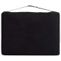 vidaXL Camilla de masaje plegable 2 zonas madera negro y blanco vidaXL Camilla de masaje plegable 2 zonas madera negro y blanco