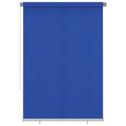 vidaXL Persiana enrollable de jardín HDPE azul 160x230 cm