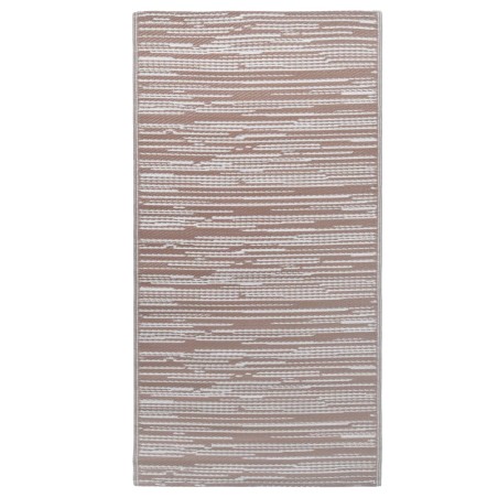 vidaXL Alfombra de exterior PP marrón 160x230 cm