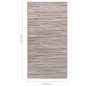 vidaXL Alfombra de exterior PP marrón 160x230 cm vidaXL Alfombra de exterior PP marrón 160x230 cm