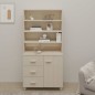 vidaXL Aparador HAMAR madera de pino maciza marrón miel vidaXL Aparador HAMAR madera de pino maciza marrón miel