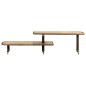 vidaXL Mueble para TV de madera maciza de mango 160x30x40 cm