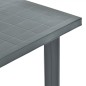 vidaXL Mesa de jardín de plástico verde 80x75x72 cm vidaXL Mesa de jardín de plástico verde 80x75x72 cm