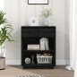 vidaXL Mesa consola de madera maciza de pino negro 60x34x75 cm vidaXL Mesa consola de madera maciza de pino negro 60x34x75 cm
