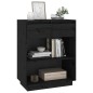 vidaXL Mesa consola de madera maciza de pino negro 60x34x75 cm vidaXL Mesa consola de madera maciza de pino negro 60x34x75 cm