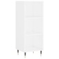 vidaXL Aparador alto madera contrachapada blanco 34,5x32,5x180 cm vidaXL Aparador alto madera contrachapada blanco 34,5x32,5x180 cm