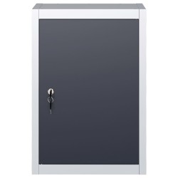 vidaXL Armario de herramientas de pared industrial metal gris y negro