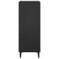 vidaXL Aparador de madera contrachapada negro 34,5x34x90 cm vidaXL Aparador de madera contrachapada negro 34,5x34x90 cm