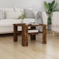 vidaXL Mesa de centro madera contrachapada roble ahumado 60x60x42 cm vidaXL Mesa de centro madera contrachapada roble ahumado 60x60x42 cm