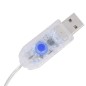 vidaXL Cortina de luces LED 300 LED blanco frío 8 funciones 3x3 m vidaXL Cortina de luces LED 300 LED blanco frío 8 funciones 3x3 m