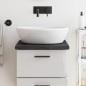 vidaXL Encimera baño madera maciza tratada gris oscuro 40x60x(2-4) cm vidaXL Encimera baño madera maciza tratada gris oscuro 40x60x(2-4) cm