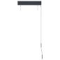 vidaXL Estor enrollable de exterior azul y blanco 60x250 cm vidaXL Estor enrollable de exterior azul y blanco 60x250 cm
