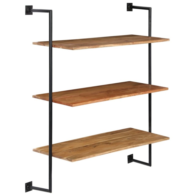 vidaXL Estantería de pared de madera maciza de acacia 94x35x113 cm vidaXL Estantería de pared de madera maciza de acacia 94x35x113 cm
