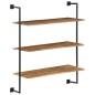 vidaXL Estantería de pared de madera maciza de acacia 94x35x113 cm vidaXL Estantería de pared de madera maciza de acacia 94x35x113 cm