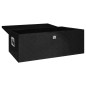 vidaXL Caja de almacenaje de aluminio negro 100x55x37 cm vidaXL Caja de almacenaje de aluminio negro 100x55x37 cm