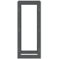 vidaXL Estante para leña madera maciza de pino gris 41x25x100 cm vidaXL Estante para leña madera maciza de pino gris 41x25x100 cm