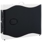 vidaXL Camilla de masaje plegable 3 zonas madera negro y blanco vidaXL Camilla de masaje plegable 3 zonas madera negro y blanco