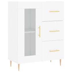 vidaXL Aparador de madera de ingeniería blanco 69,5x34x90 cm