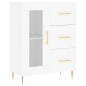 vidaXL Aparador de madera de ingeniería blanco 69,5x34x90 cm