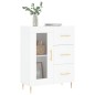 vidaXL Aparador de madera de ingeniería blanco 69,5x34x90 cm