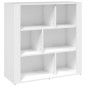 vidaXL Aparador de madera contrachapada blanco 80x30x80 cm vidaXL Aparador de madera contrachapada blanco 80x30x80 cm