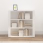 vidaXL Aparador de madera contrachapada blanco 80x30x80 cm vidaXL Aparador de madera contrachapada blanco 80x30x80 cm