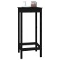 vidaXL Mesa alta de bar madera maciza de pino negro 50x50x110 cm vidaXL Mesa alta de bar madera maciza de pino negro 50x50x110 cm