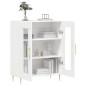 vidaXL Aparador de madera de ingeniería blanco 69,5x34x90 cm