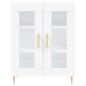 vidaXL Aparador de madera de ingeniería blanco 69,5x34x90 cm