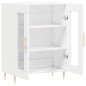 vidaXL Aparador de madera de ingeniería blanco 69,5x34x90 cm
