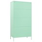 vidaXL Armario de acero verde menta 90x50x180 cm vidaXL Armario de acero verde menta 90x50x180 cm