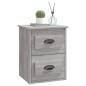 vidaXL Mesita de noche de pared 2 uds gris Sonoma 41,5x36x53 cm vidaXL Mesita de noche de pared 2 uds gris Sonoma 41,5x36x53 cm