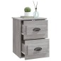 vidaXL Mesita de noche de pared 2 uds gris Sonoma 41,5x36x53 cm vidaXL Mesita de noche de pared 2 uds gris Sonoma 41,5x36x53 cm
