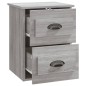 vidaXL Mesita de noche de pared 2 uds gris Sonoma 41,5x36x53 cm vidaXL Mesita de noche de pared 2 uds gris Sonoma 41,5x36x53 cm