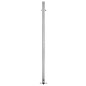 vidaXL Ducha de jardín con base marrón 220 cm acero inoxidable vidaXL Ducha de jardín con base marrón 220 cm acero inoxidable