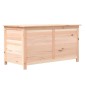 vidaXL Baúl para cojines madera de abeto maciza 100x50x56 cm