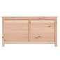 vidaXL Baúl para cojines madera de abeto maciza 100x50x56 cm