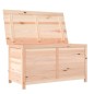 vidaXL Baúl para cojines madera de abeto maciza 100x50x56 cm