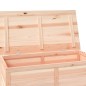 vidaXL Baúl para cojines madera de abeto maciza 100x50x56 cm