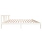 vidaXL Estructura de cama madera maciza blanco 200x200 cm vidaXL Estructura de cama madera maciza blanco 200x200 cm