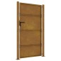 vidaXL Puerta de jardín acero corten 105x180 cm vidaXL Puerta de jardín acero corten 105x180 cm