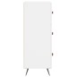 vidaXL Cómoda madera de ingeniería blanco 69,5x34x90 cm vidaXL Cómoda madera de ingeniería blanco 69,5x34x90 cm